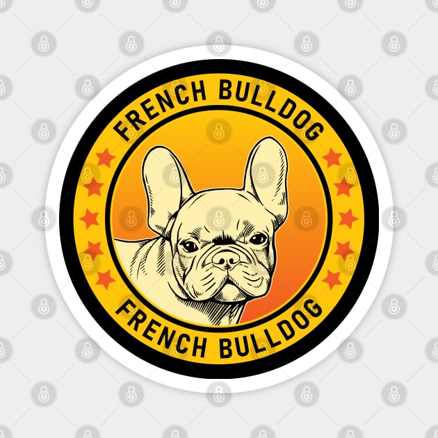 French Bulldog Dog Portrait Magnet by millersye